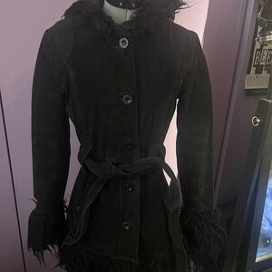 Black Penny Lane Afghan Coat